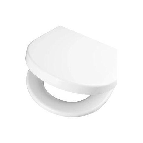 [GEBRAUCHT] B-Ware WC-Sitz Kingston I D-Form Absenkautomatik Duroplast Weiß antibakteriell 150kg (1/2)