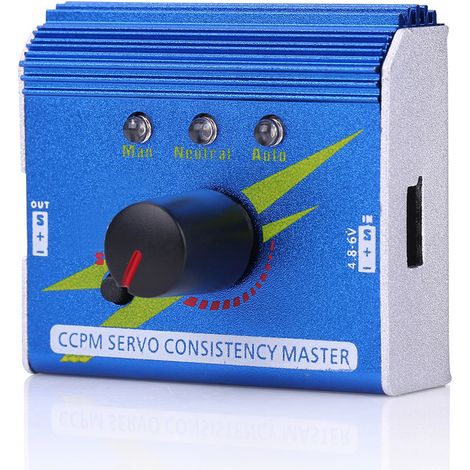 Servomotortester, elektronischer Drehzahlregler, Master für funkgesteuerte Flugzeuge, Autos und Boote (1/5)