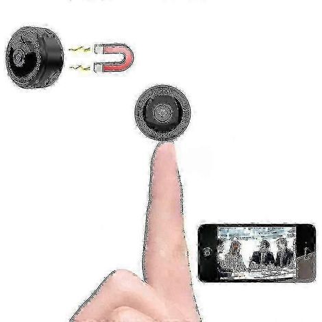 Mini-1080p-HD-WLAN-Kamera mit Fernauslöser für Nachtsicht, Bewegungsmelder und magnetischer Mikrokamera