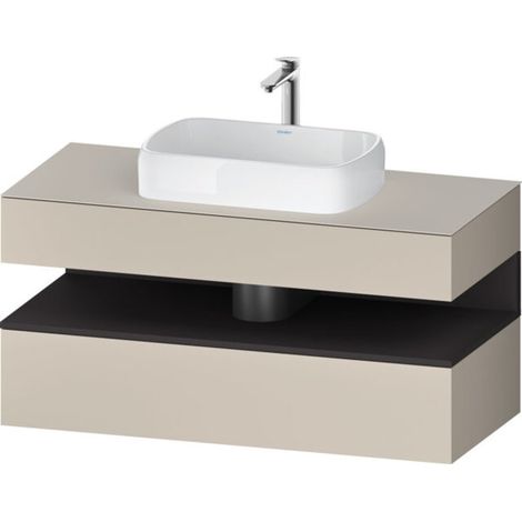 Duravit Collection One Konsolenwaschtischunterbau, 1 Auszug, 1 (1/2)