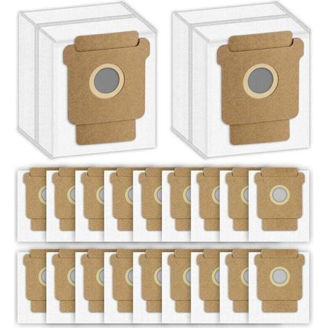 (20 pièces) Q0520 Sacs à Poussière de Rechange pour Aspirateurs irobot Roomba 105P/505/405/ Q0520 Combo pour Sacs d'élimination (1/4)