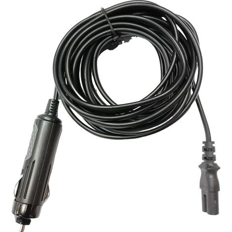 1 Câble d'alimentation 12V, Plastique noir, pour boîte à lunch électrique de voiture (1/5)