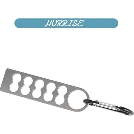 Support de Piquets de Tente - Acier Inoxydable 304 - Pour Clous de Camping jusqu'à 10 mm - Portable avec Boucle en Alliage d'Aluminium - 1 Pièce (1/5)