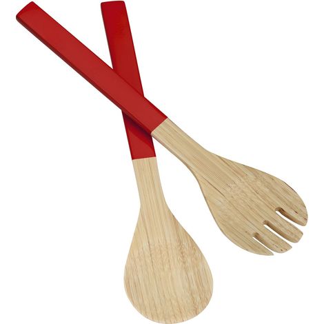 Premier Housewares Kyoto Red Salad Servers