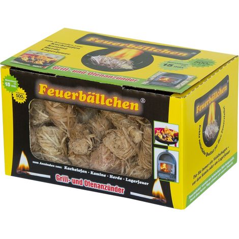 Raiffeisenwaren Feuerbällchen Anzünder, Inhalt 2,5 kg, Brenndauer 10 min (1/4)