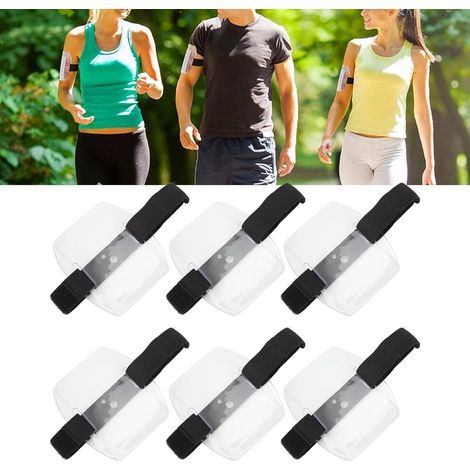 10pcs Badge Badge Badge, Adjustable Imperproods PVC ARM Carte Holder for Office Business School (1/5)