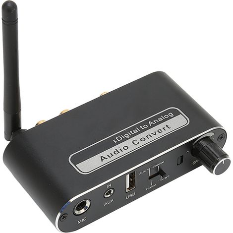 Amplificateur Audio Bluetooth 5.1 HiFi avec DAC et Micro pour Enceintes Maison (1/5)