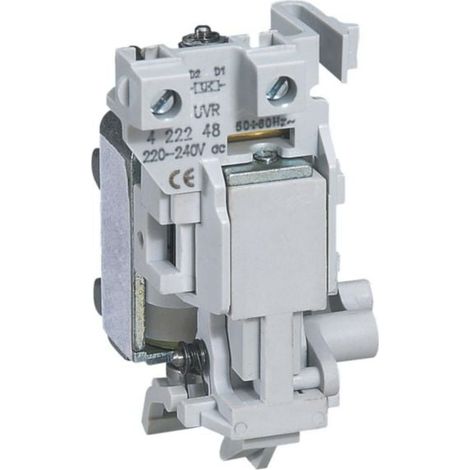 Déclencheur à minimum de tension pour DPX³-I1600 , DPX³1600 , DPX³630 ou DPX³-I630 à tension de bobine 230V et 230V= - LEGRAND