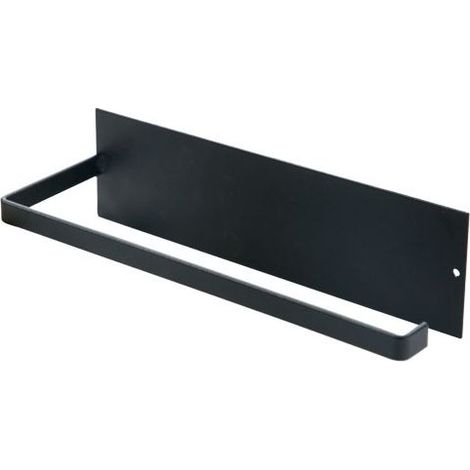 Tür- und Wandmontage-Papierhandtuchhalter (schwarz) für Küche, Bad, Schlafzimmer – Bohrfrei (1/5)