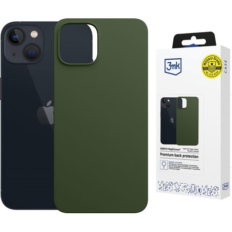Apple iPhone 15 Plus - 3mk Hardy MagSilicone Alpine Green (1/5)