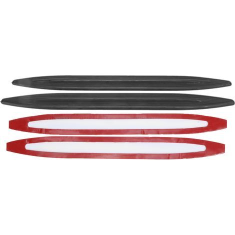 2 protections de pare-chocs auto universelles, bandes anti-rayures pour coins de portière, adhésif de carrosserie (1/5)