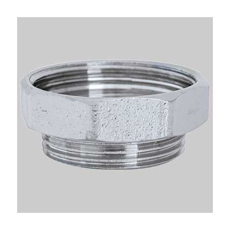 "RIDUZIONE SOTTOLAVELLO IN OTTONE CROMATO F1""""1/4 x M1"