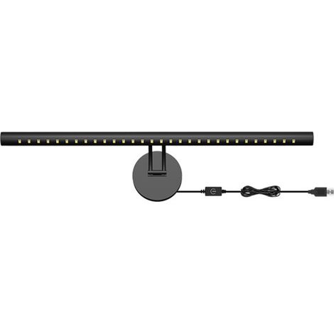 Aplique de pared LED de 5 V CC y 55 cm (21,7 pulgadas) con control de luz sensible, brillo ajustable de forma continua, 3 colores y temperatura de color, ideal para baños o salas de estar. (1/5)