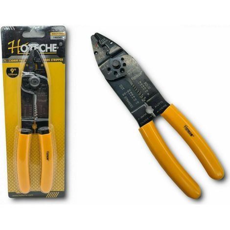 Pinza Crimpatrice per Crimpare Capicorda isolati e non 210 mm pinza spellafili (1/3)