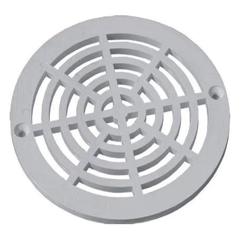 Rejilla de desagüe de piscina 179 mm blanca para Oceania y Weltico