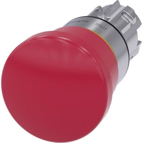 Siemens 3SU1050-1HA20-0AA0 Interruttore di arresto di emergenza, Pulsante a fungo 1 pz.