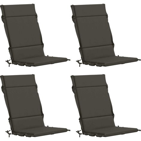 Coussins de Chaise à Dossier Haut en 4 Pièces GEMERT 4 pcs – aménagement extérieur