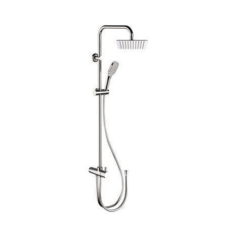 Colonna doccia moderna con soffione quadrato ultra piatto (1/3)
