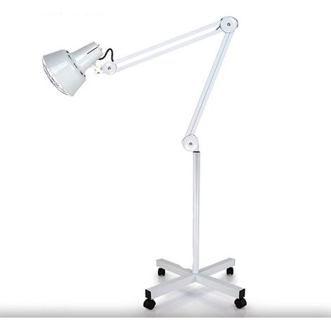 275W Infrarot Lampe Therapielampe Infrarotlampe Infrarotlicht Wärmelampe Rotlicht Wärmetherapie Lampe mit Rädern (1/5)