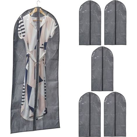 Clothes cover set of 6 135 x 60 cm xl (1/5)