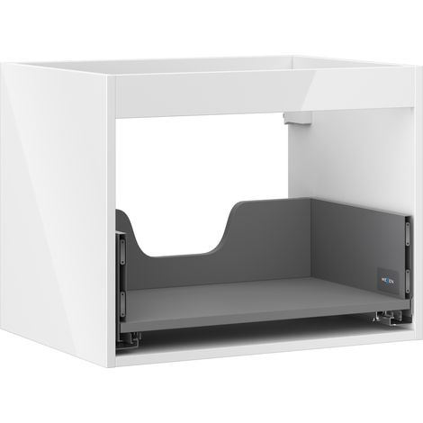 Mexen Box-A cuerpo del mueble bajo lavabo 60 cm, 1 cajón, blanco brillante - 91AX0-0600-470-1-00 (1/4)