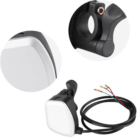 Daumenhebel für 24V 36V 48V Elektrofahrräder, 7/8 Zoll Lenker, Gasgriff für Roller und E-Bikes, kompatibel mit Steuerkabel. (1/5)
