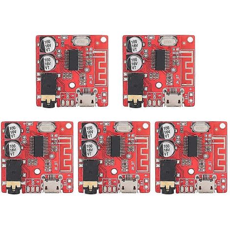 Module Bluetooth 5.0 DIY 5 pièces, carte récepteur audio sans fil, amplificateur pour haut-parleur (1/5)