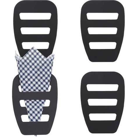 Organizador De Pañuelos De Bolsillo - Cuadrado Compacto Para Chaquetas De Cena Y Trajes - Prepliegue Listo Para Usar - Set De 4 Unidades (1/5)