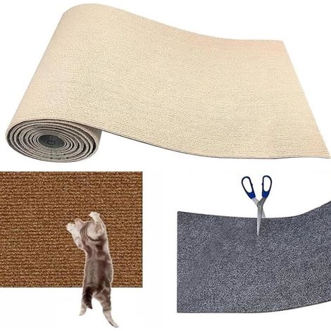 Climbing Cat Scratcher, DIY Climbing Cat Scratcher,Tapis Griffoir pour Chat Auto-adhésif,Tapis a Gratter (1/4)