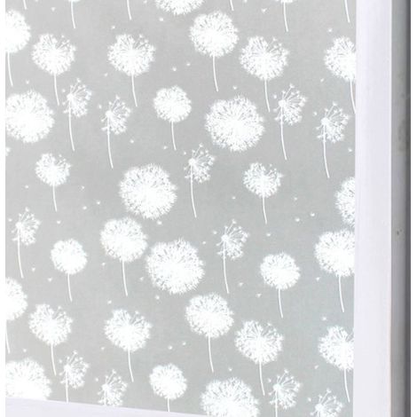 45 x 200 cm blickdichte Fensterfolie, elektrostatische Fensterfolie, Sichtschutzfolie, selbstklebend, einfach anzubringen, wiederverwendbar für Schlafzimmer (1/5)