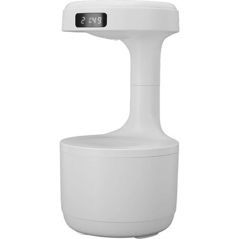 Humidificateur de gouttelettes d'eau Anti-gravité, humidificateur à Brume fraîche USB 800 ML avec veilleuse, humidificateur d'air Silencieux Anti-Goutte d'eau Anti-gravité (Blanc) (1/5)
