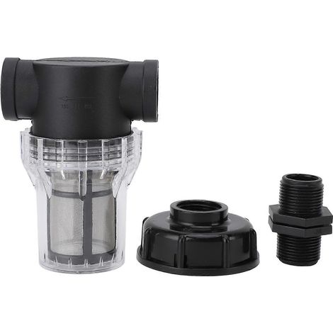Filtre pour cuve IBC, connecteur de filtre pour fût d'une tonne, grand débit, adaptateur de tuyau étanche pour cuve IBC, connecteur pour fût d'une tonne (1/4)