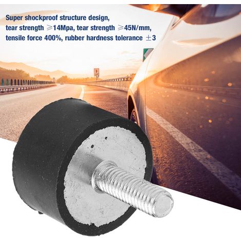 4PCS Amortisseurs Caoutchouc Anti-Vibration Support Bobine Isolateur Anti-Choc Absorbeur Vibration VE2515 M618 (1/5)