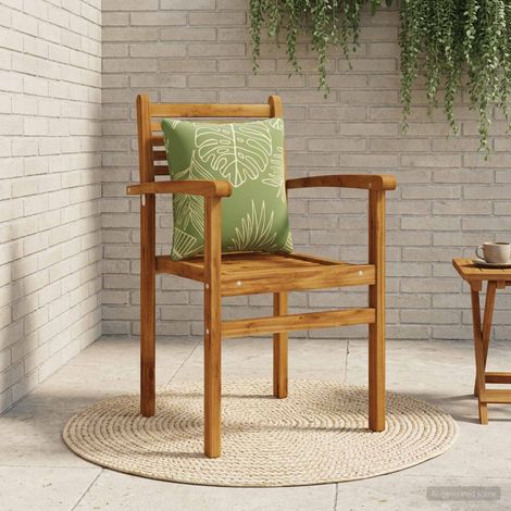 vidaXL Back Cushion PUTTEN 100% Polyester Leaf Design 40 x 40 x 15 cm (1/5)