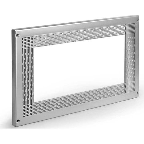 Cadre et tapis de protection pour micro-ondes 60x40  Couleur: Inox