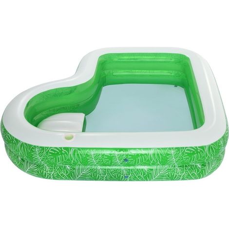 Piscina gonfiabile tropical paradise 231x231x51 cm bestway