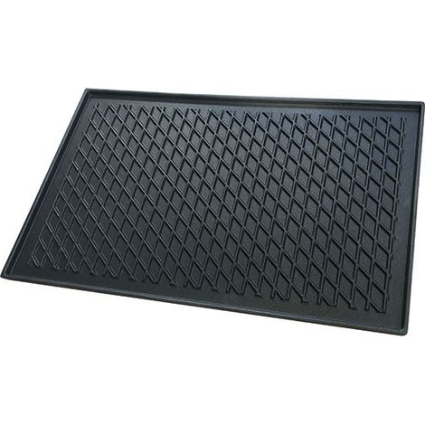 Plaque réversible BBQ/ Grill GN 1/1 en fonte, rainurée/lisse - VIRTUS