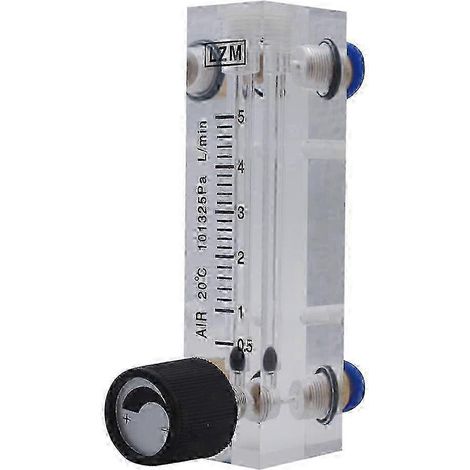 Débitmètre d'oxygène haute définition et précis, type panneau, 0,1-1 L / 0,5-5 L (1/5)