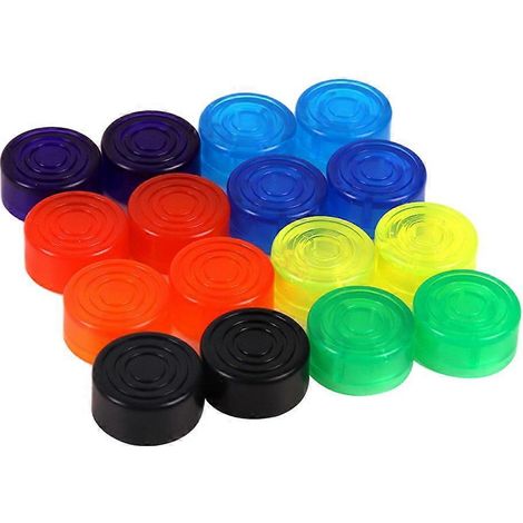 10 pédales de guitare électrique multicolores, interrupteur au pied, protection pour pédale de guitare, effet plastique.-2.40X2.40X1.20CM