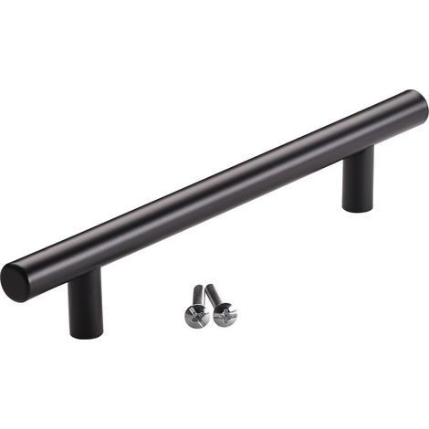 SOTECH Stangengriff/ Relinggriff G17 - Edelstahl schwarz, BA 128 mm, 1 Stück