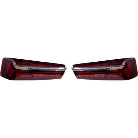 Set di luci posteriori, in ABS resistente, compatibili con Audi A6, solo luci posteriori (1/2)