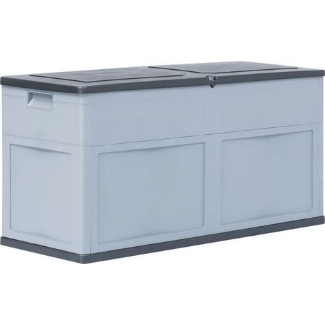 Coffre de rangement jardin plastique gris Cedar (1/3)