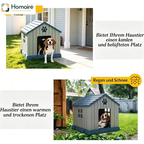 Blauer Hundekäfig 85 x 79 x 82 cm HOMAIRE (1/5)