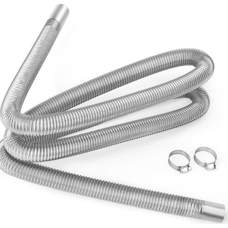 YMYNY Flexible Pour Echappement 300 cm,Voiture Tuyau d'Echappement, Tuyau d'Échappement d