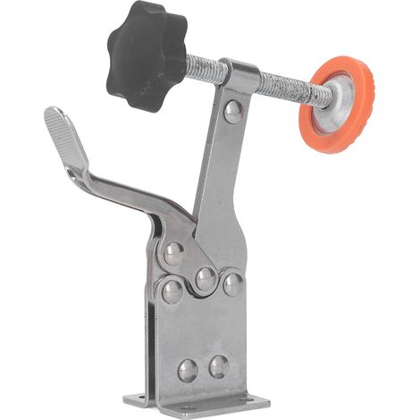 Pince à genouillère verticale pour le travail du bois, en acier inoxydable antidérapant, à dégagement rapide et grande capacité de maintien