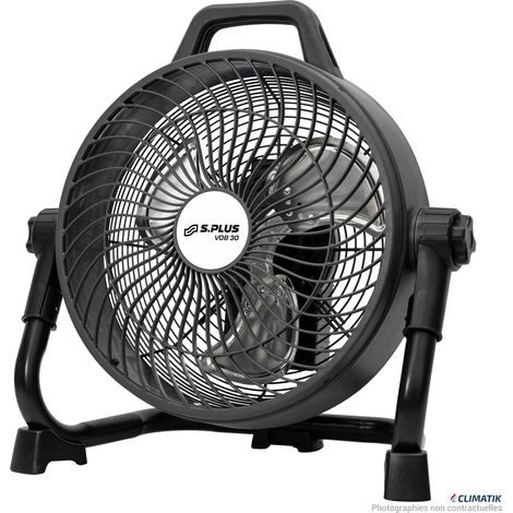 Ventilateur SPLUS portable sur batterie pour chantiers ou camping - VOB 30