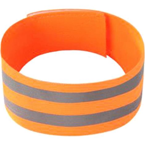 1 Paire de bandes de serrage pour pantalon de vélo, clips réfléchissants pour bras et jambes, accessoire cycliste sécurité (1/4)