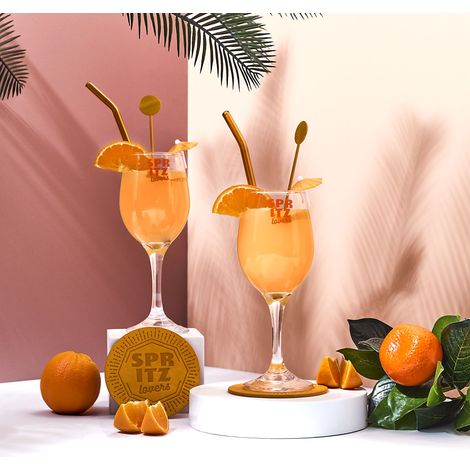 Coffret Cocktail - COOK CONCEPT - Spritz - 10PCS - Orange et Rouge (1/5)