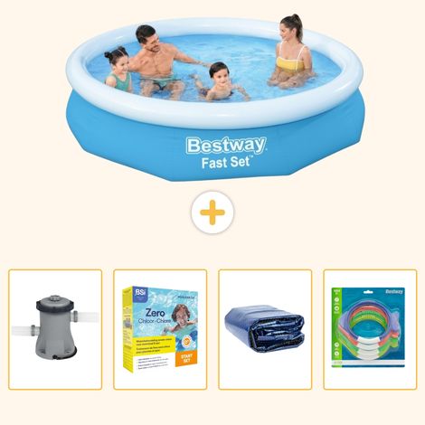 Bestway Bestway Fast Set Ronde - 305x66 cm - 5-pièces S181 (1/5)