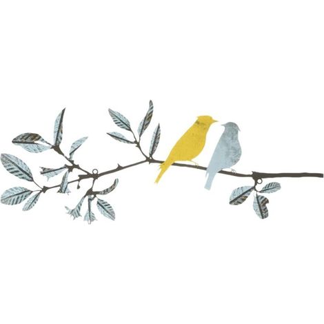 10 cm Art mural métal coloré rustique, décoration murale maison pour intérieur extérieur (1/5)